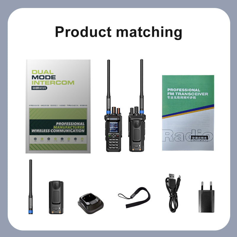 2-Pack 4G Walkie Talkies with SIM Cards-Unlimited Range Global Coverage-1 Year Free Data Plan-Clear Two-Rechargeable PTT Push to Talk Over Cellular Radio Long Range(N999)