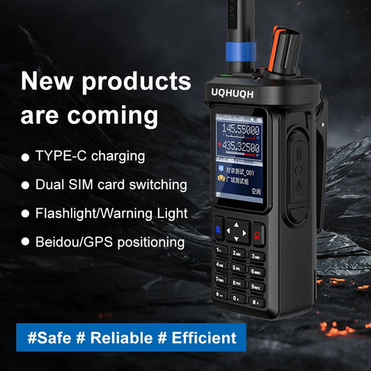 4-Pack 4G Walkie Talkies with SIM Cards-Unlimited Range Global Coverage-1 Year Free Data Plan-Clear Two-Rechargeable PTT Push to Talk Over Cellular Radio Long Range(N777)