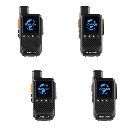 4-Pack 4G Walkie Talkies with SIM Cards-Unlimited Range Global Coverage-1 Year Free Data Plan-Clear Two-Rechargeable PTT Push to Talk Over Cellular Radio Long Range(N888)
