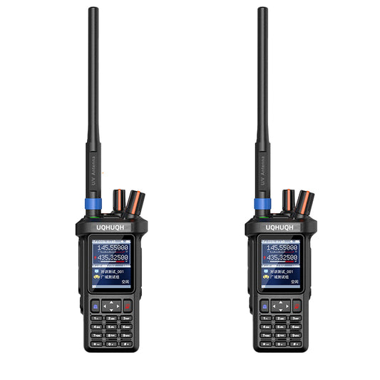 2-Pack 4G Walkie Talkies with SIM Cards-Unlimited Range Global Coverage-1 Year Free Data Plan-Clear Two-Rechargeable PTT Push to Talk Over Cellular Radio Long Range(N777)
